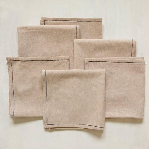 Natural Fringe Cotton Napkin (Set of 6) - ellementry