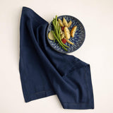 Cobalt 100% Cotton Napkin Set of 6 - ellementry