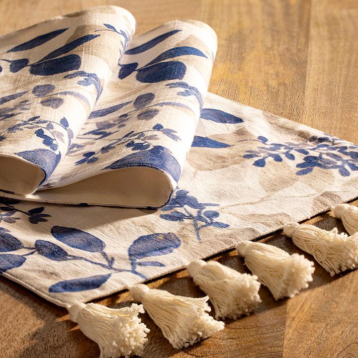 Tropical Paradise Linen Table Runner