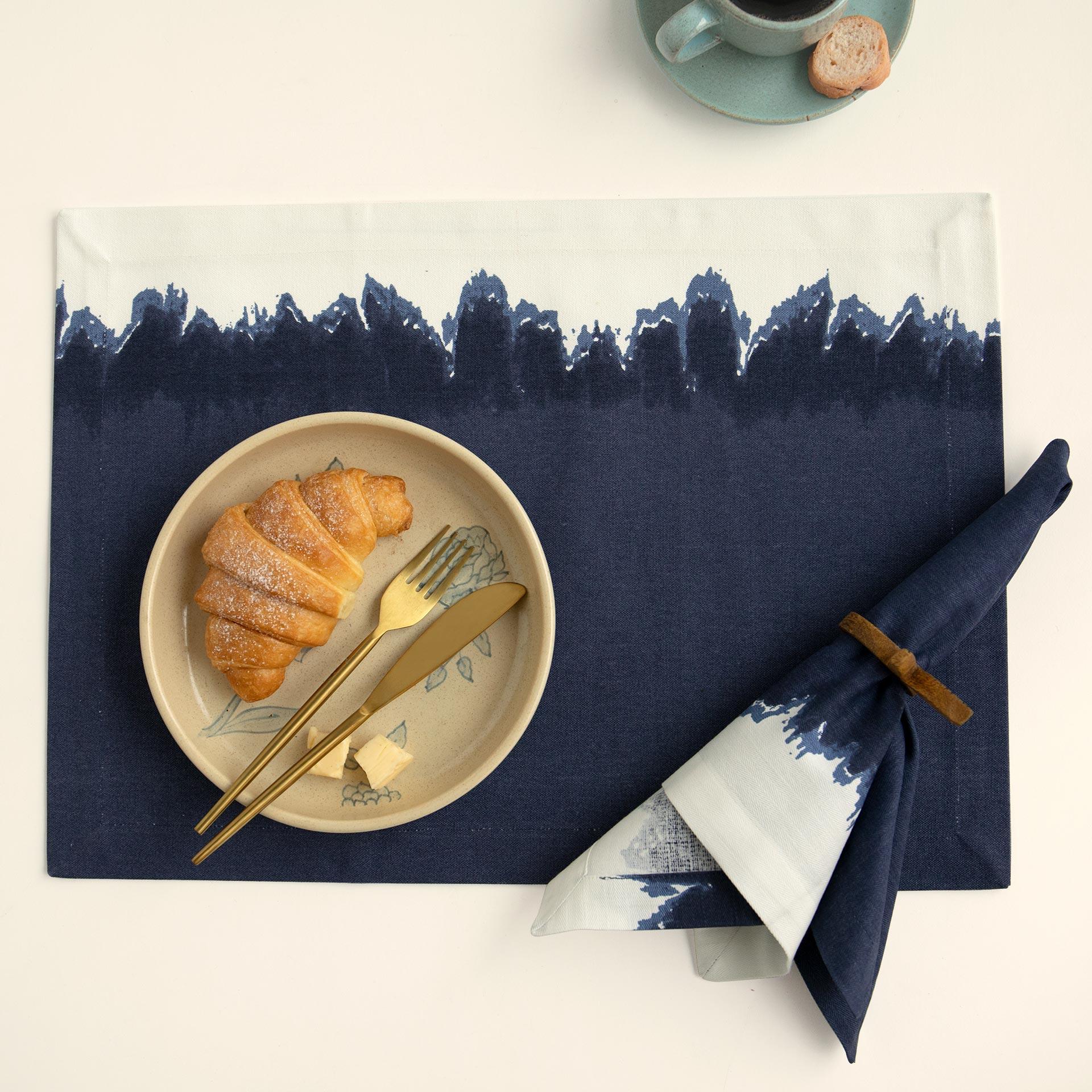 Elevating Blue Placemat Set of Six