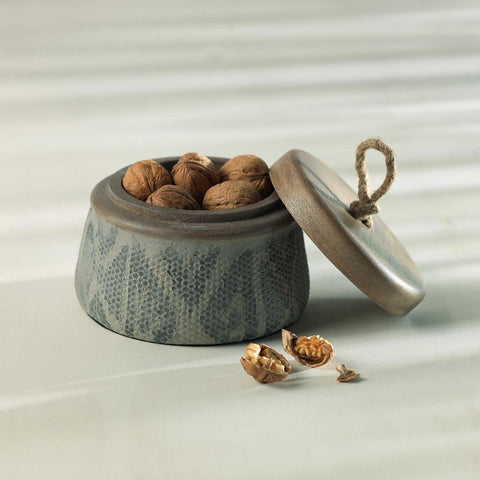 Akoda Storage Box with Wooden Lid- Ecomix - ellementry