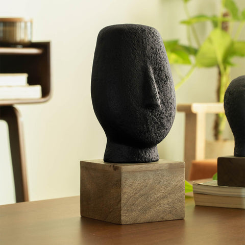 Firm Face Ecomix Sculpture - Black - ellementry