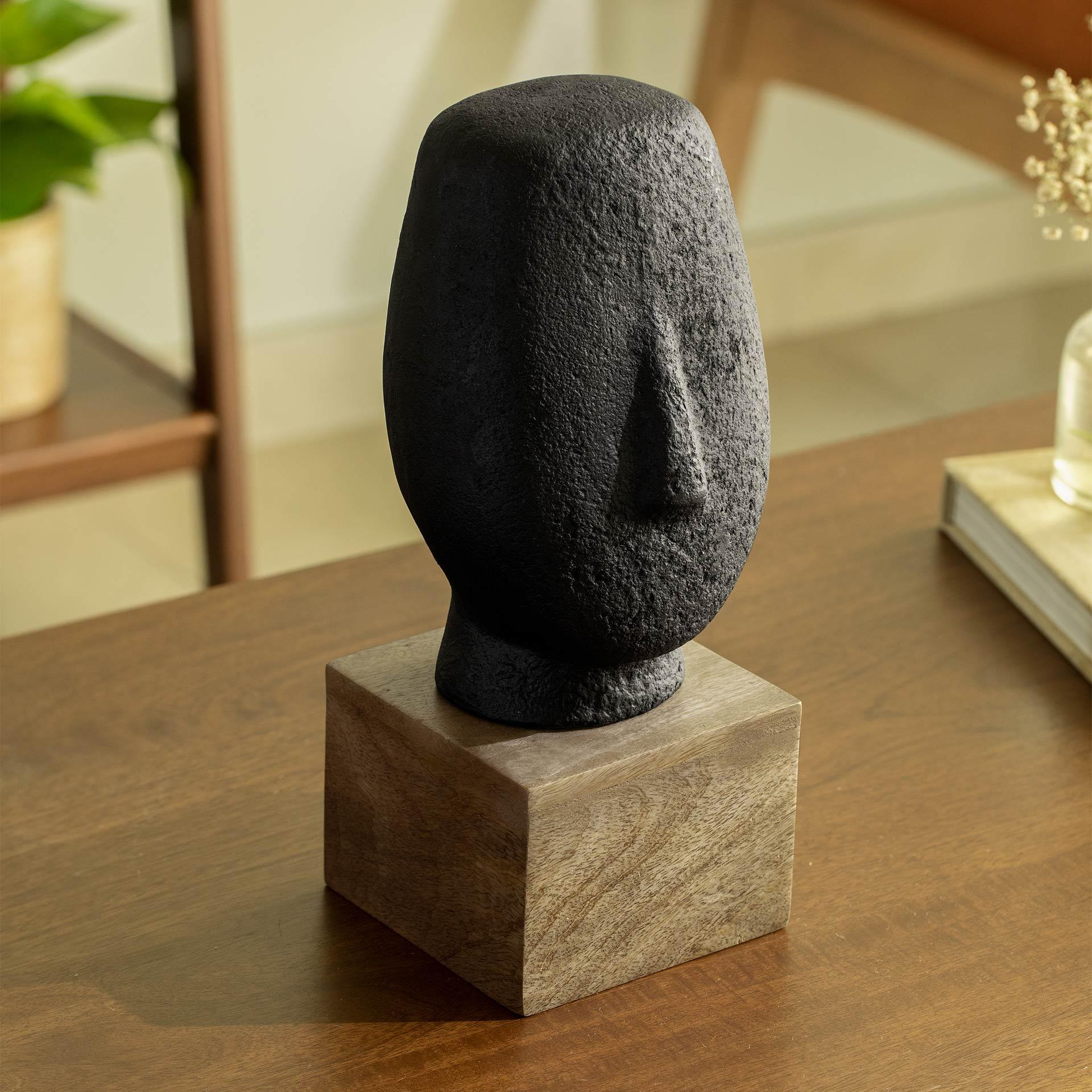 Firm Face Ecomix Sculpture - Black