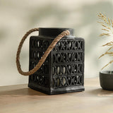 Jharoka Lantern- Black - ellementry
