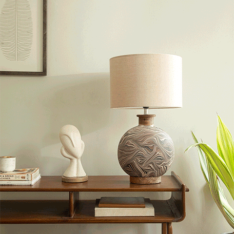 Gaiyo Table Lamp with Shade - ellementry