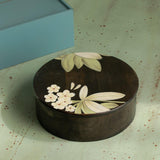 Frangipani Roti Box With Muslin Cloth - ellementry