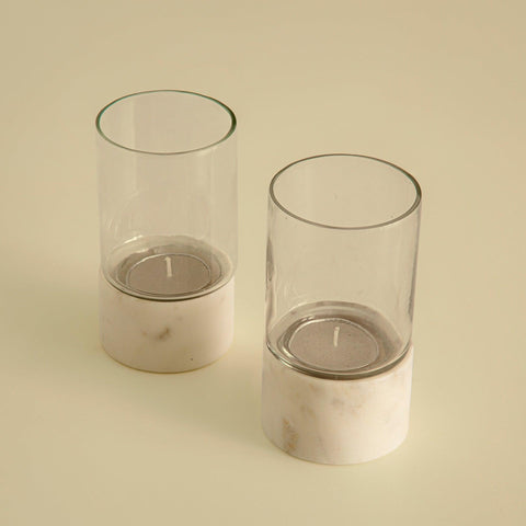 Milky Way Votive Set of 2 with 2 T-lights - ellementry
