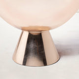 gold decorative glass-enamel bowl- large - ellementry