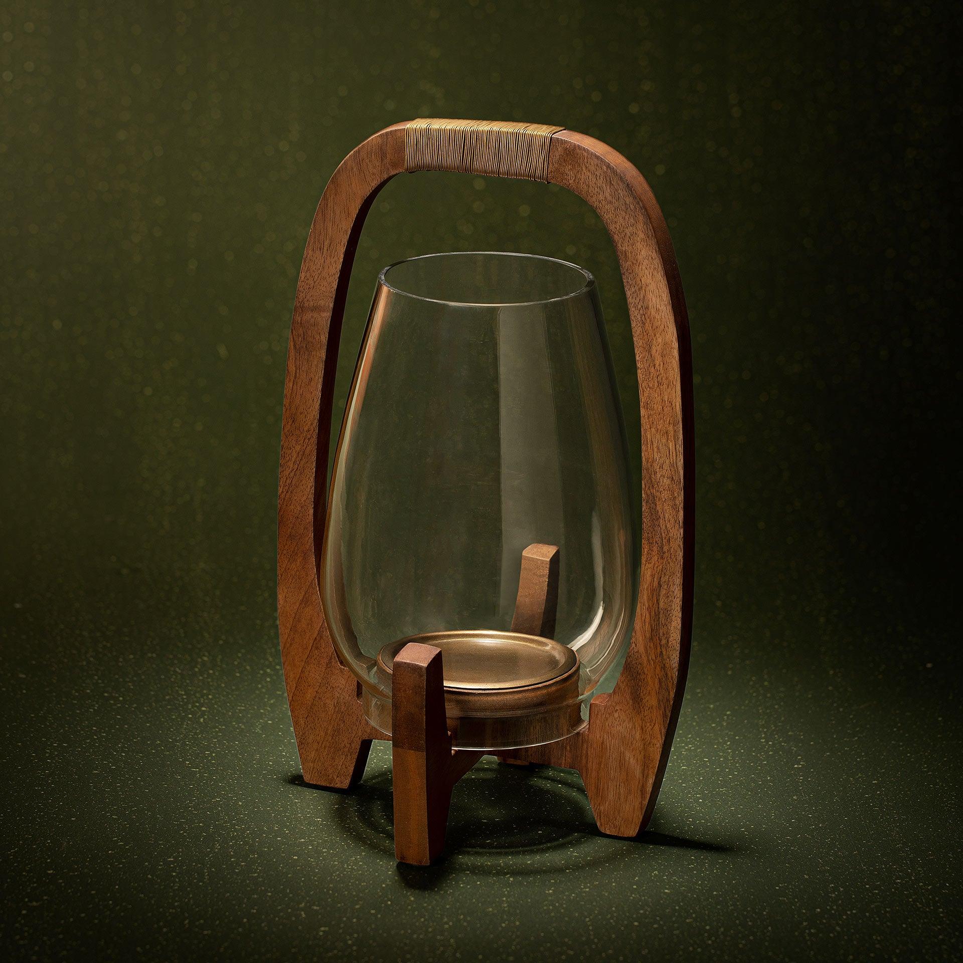 Raga Hurricane Glass Candle Stand