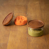 Stackable Glass Jars Set Of 2 - ellementry