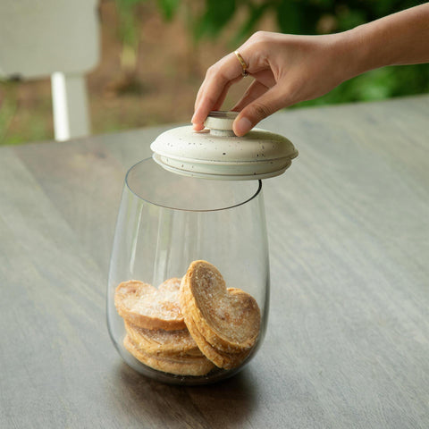 Farmhouse Flair Glass Jar - Large - ellementry