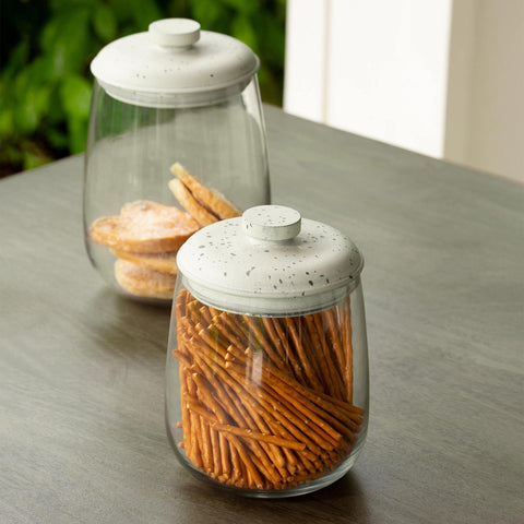 Farmhouse Flair Glass Jar - Small - ellementry