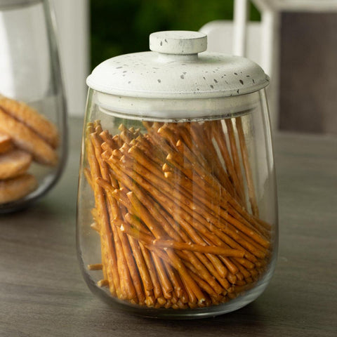 Farmhouse Flair Glass Jar - Small - ellementry