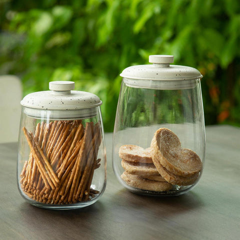 Farmhouse Flair Glass Jar - Small - ellementry
