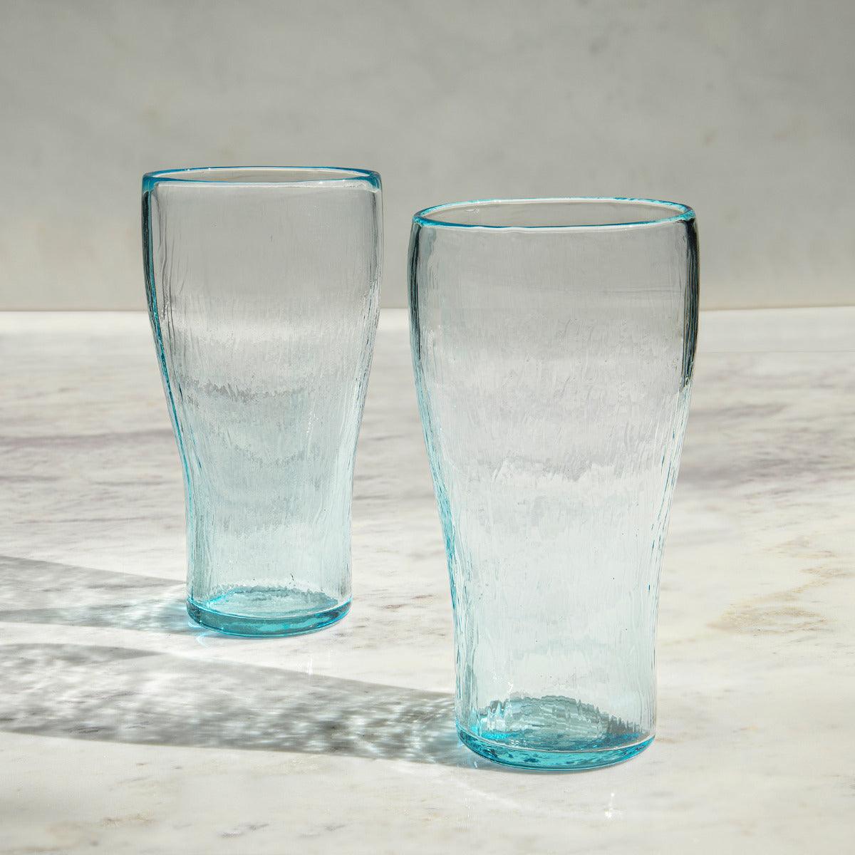 Quoise Glass Tumbler Set of Two (Tall)