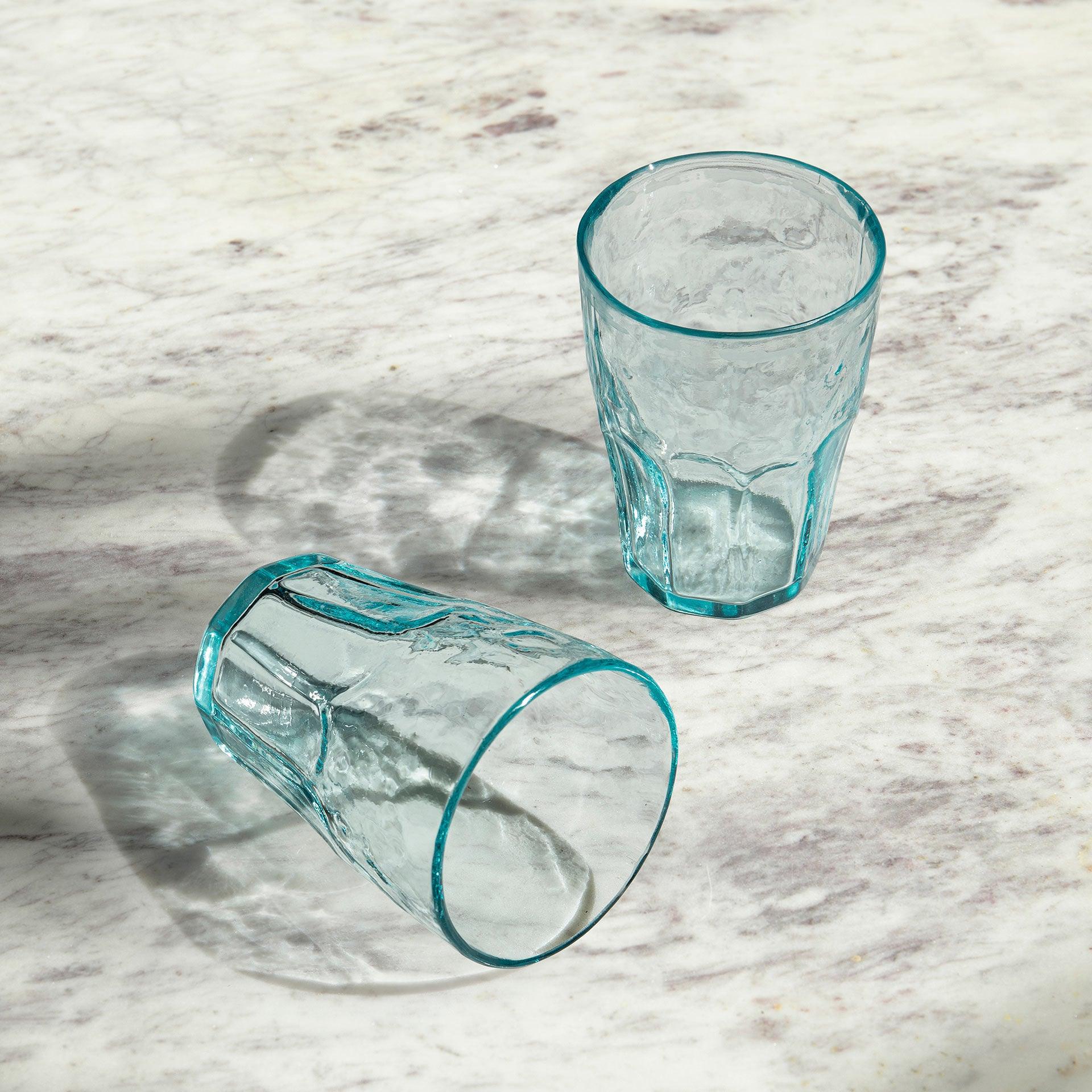 Quoise Glass Tumbler Set of Two (Short)