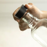 Frosted Rings With Black Wooden Stopper - ellementry