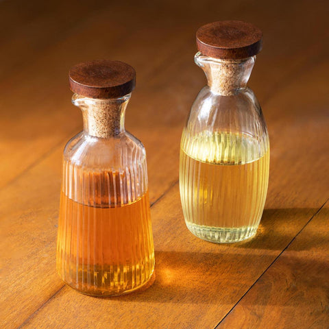 Eva oil & Vinegar glass bottle - ellementry