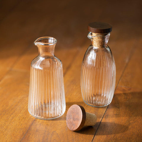 Eva oil & Vinegar glass bottle - ellementry
