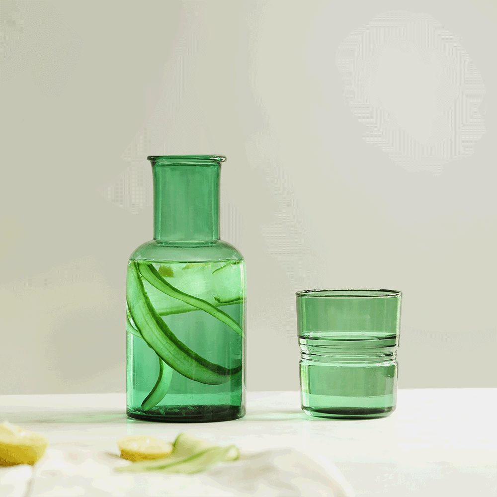 Midori Carafe With Tumbler - ellementry