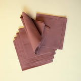 Blush Linen Napking Set of 6 - ellementry