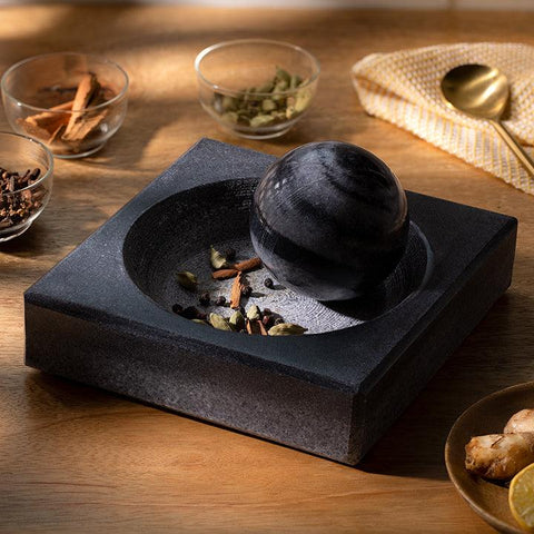 Erebus Marble Mortar & Pestle - ellementry