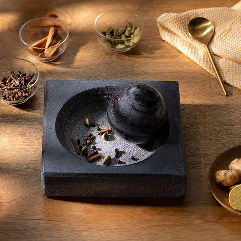 Erebus Marble Mortar & Pestle - ellementry