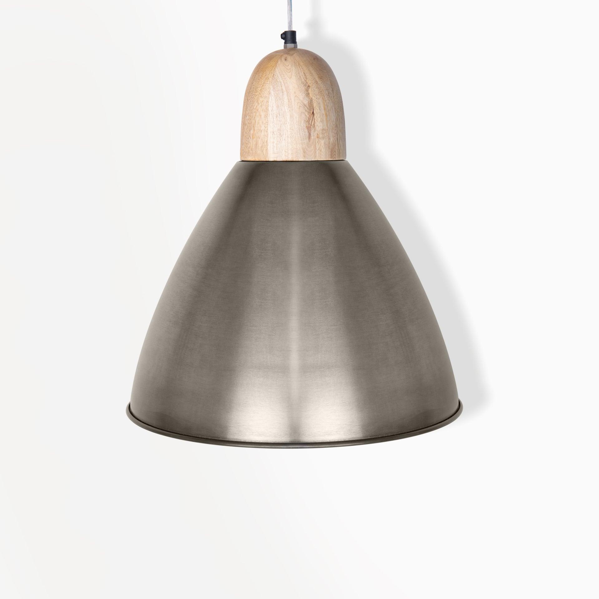 Gun Metal Pendant Lamp- Narrow