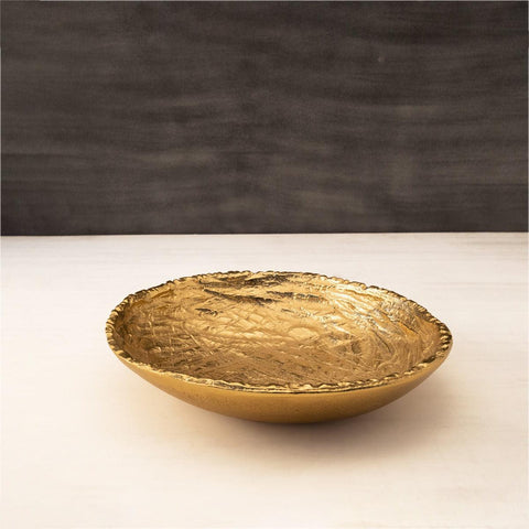 Metal Bowl Sml Gold - ellementry