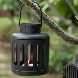 Kuma Metal Round Lantern Set of 2 (with T-Light) - ellementry