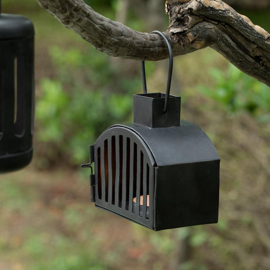 Kuma Metal Oval Lantern Set of 2 (with T-Light) - ellementry