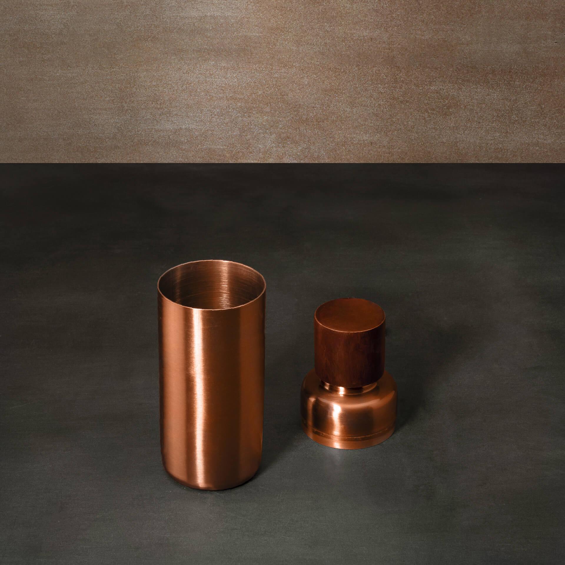 copper metal cocktail shaker