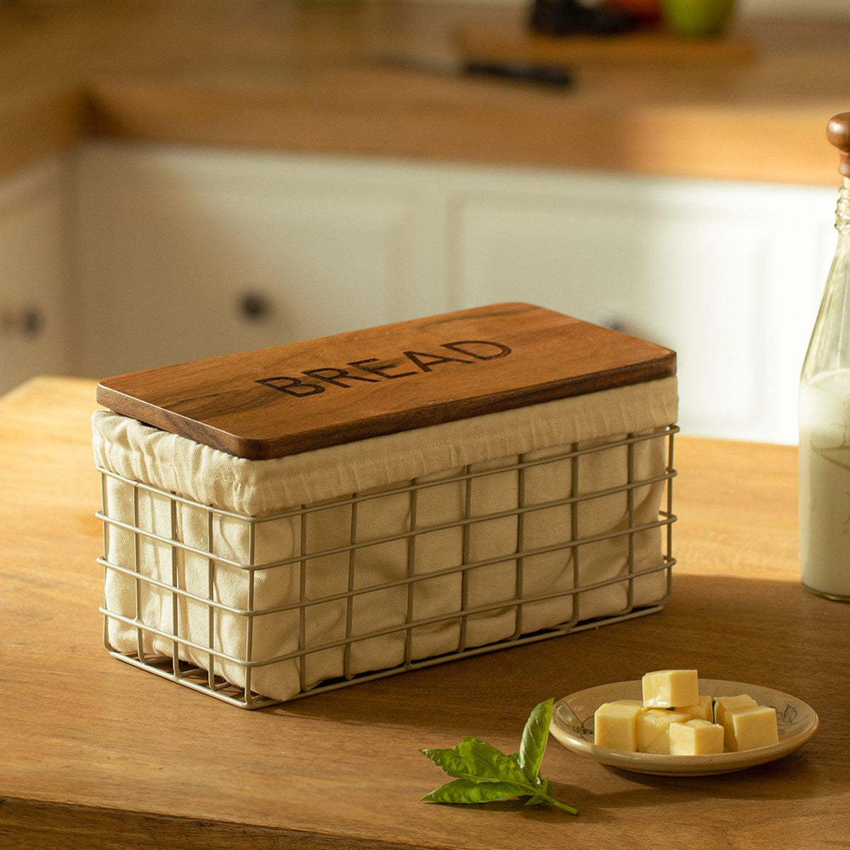 Twine Wire Bread Box - ellementry