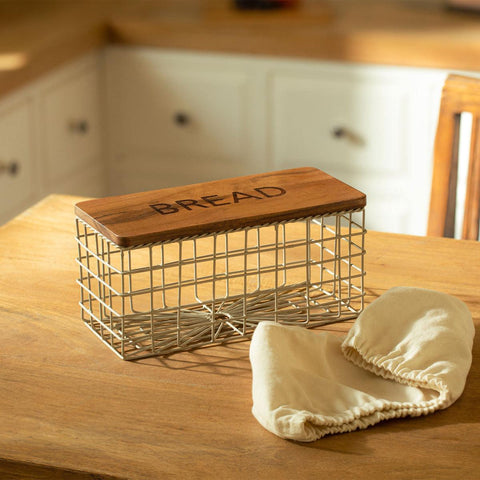 Twine Wire Bread Box - ellementry