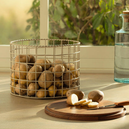 Twine Wire Basket (Tall) - ellementry