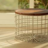 Twine Wire Basket (Tall) - ellementry