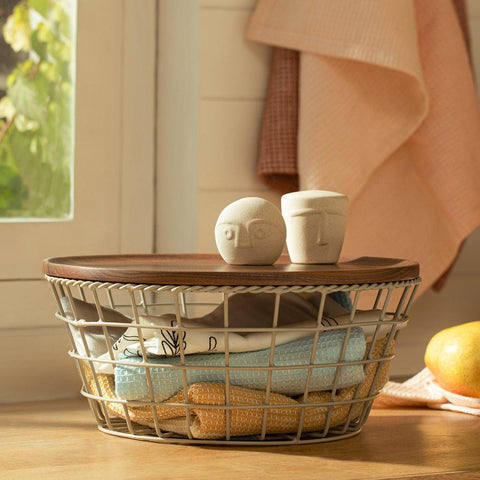 Twine Wire Basket (Taper) - ellementry