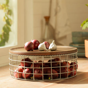 Twine Wire  Basket (Round)