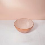 Metal Bowl Med Enamel Pink - ellementry