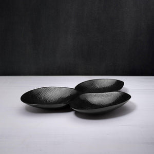 Black Triple Metal Platter