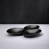 black triple metal platter - ellementry