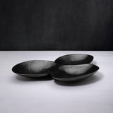 black triple metal platter - ellementry