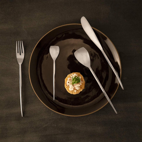 Silver Metal Cutlery (Set of 4) - ellementry