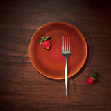 matt silver metal forks (set of 6) - ellementry