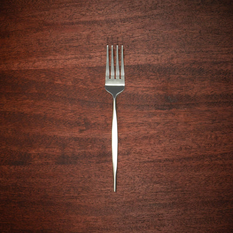 matt silver metal forks (set of 6) - ellementry