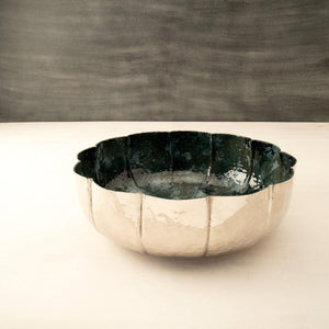 Inky Metal Fruit Bowl- Small