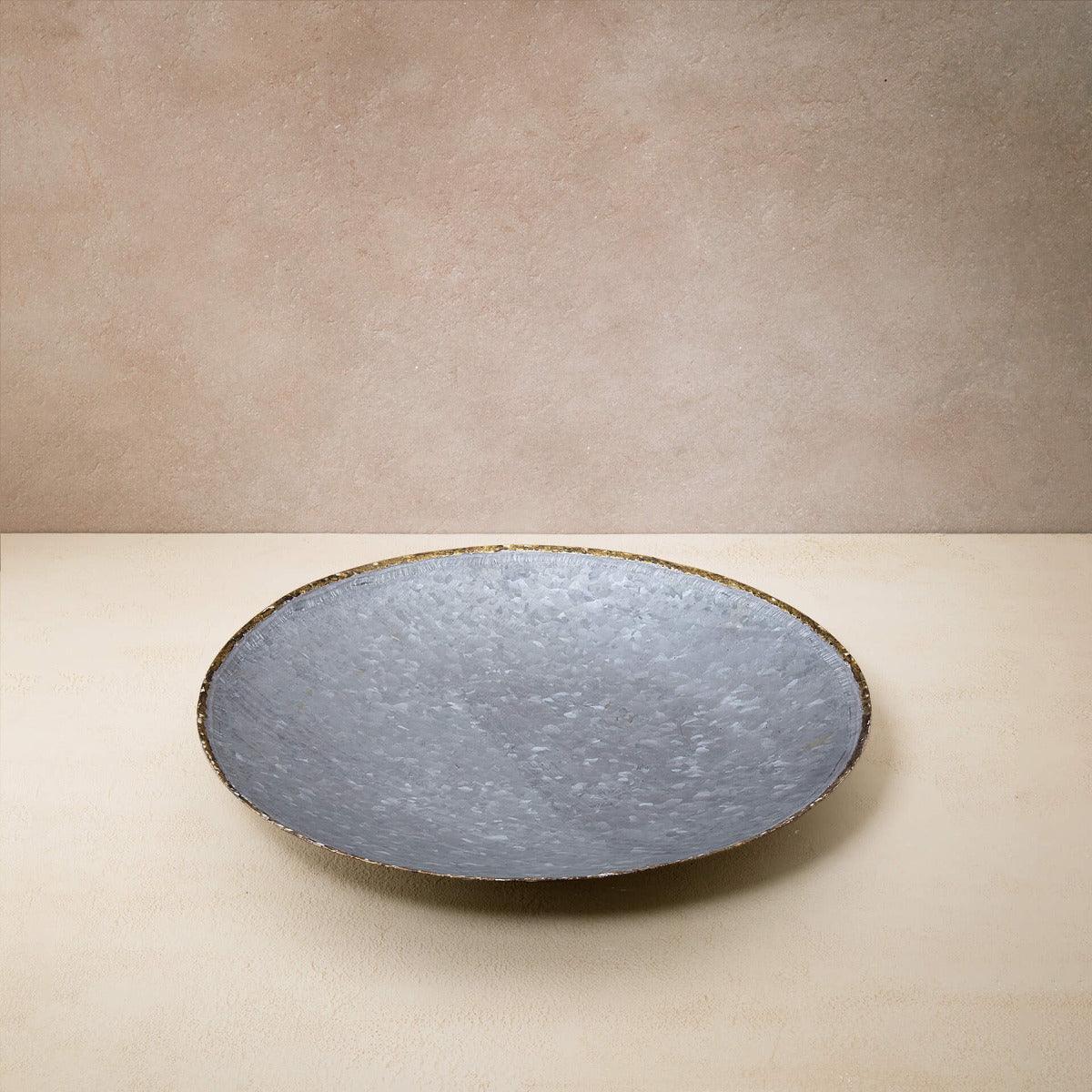 Metal Platter Silver