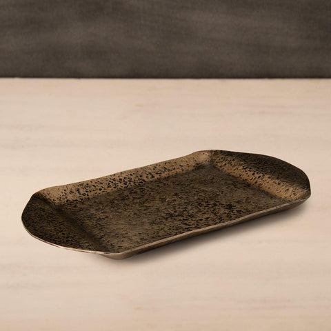 Metal Tray Lrg Bronze - ellementry