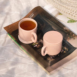 Peach Life Ceramic Mug Set of Two - ellementry