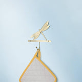 gold metal butterfly wall hook - ellementry